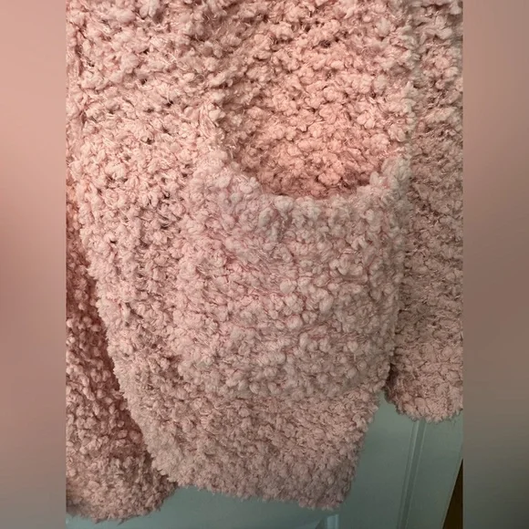 Pink Boucle Cardigan - Picture 2 of 6